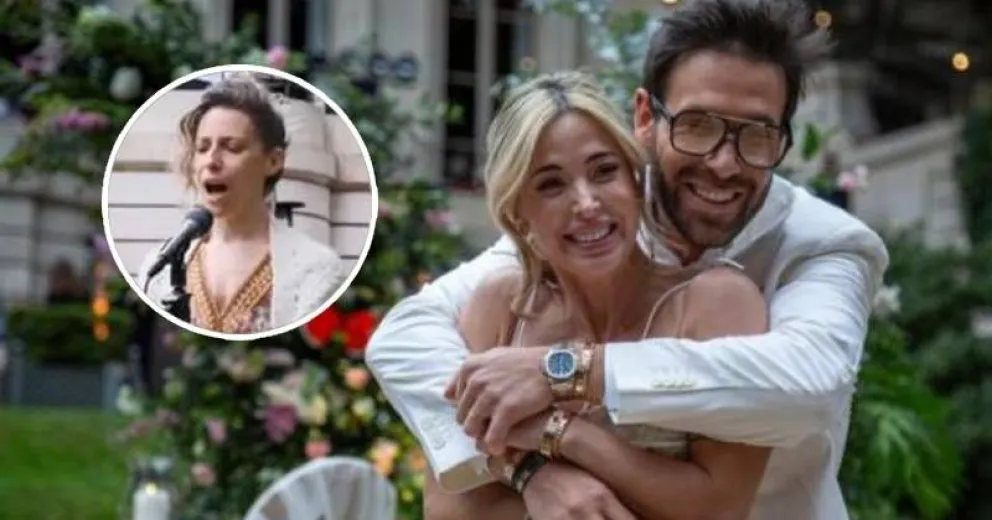 La emotiva canción que interpretó Elena Roger en la boda de Jésica Cirio y Elías Piccirillo