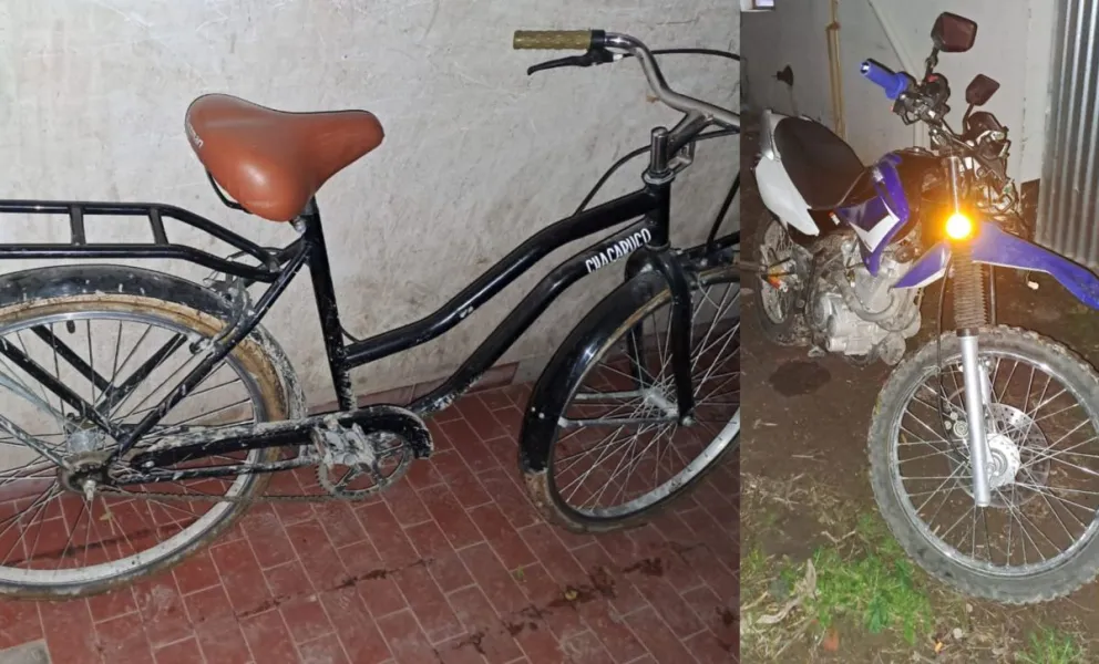 Robo en barrio 1016: capturaron a tres sujetos que vendían bicicletas y motos sustraídas