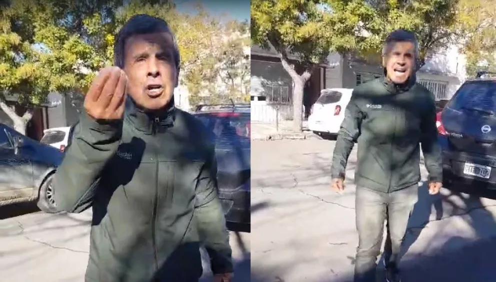 Habló la hija del hombre que ejerció violencia machista: “Esa señora lo increpó con su celular”