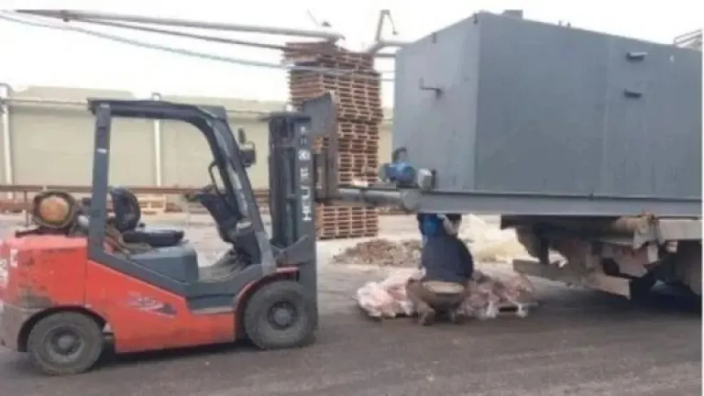 Encontraron 4.580 kilos de carne en contrabando en un depósito de agua industrial