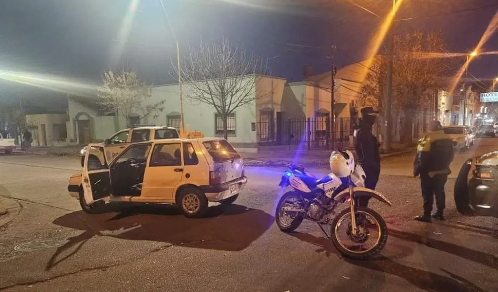 Un delivery resultó lesionado tras un accidente de tránsito 