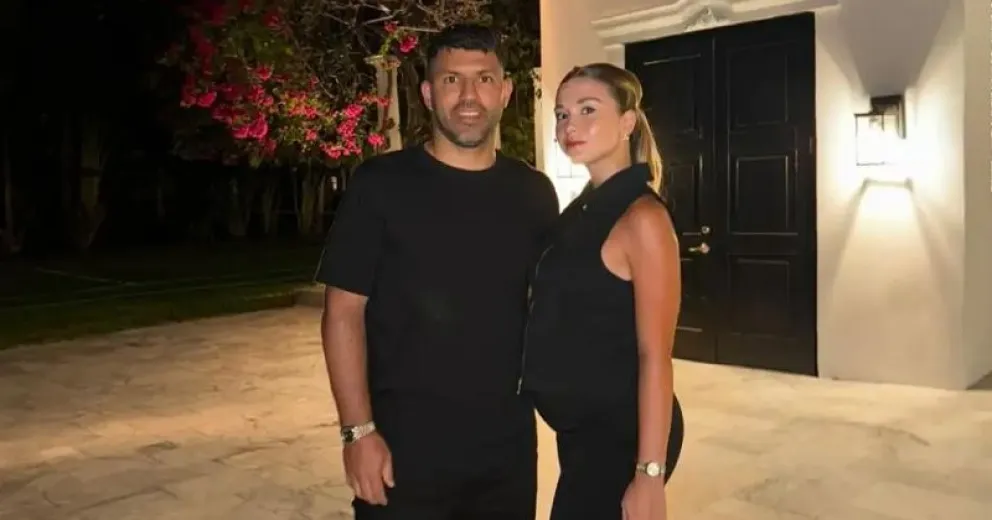 El festejo de cumpleaños del Kun Agüero, a semanas de ser padre