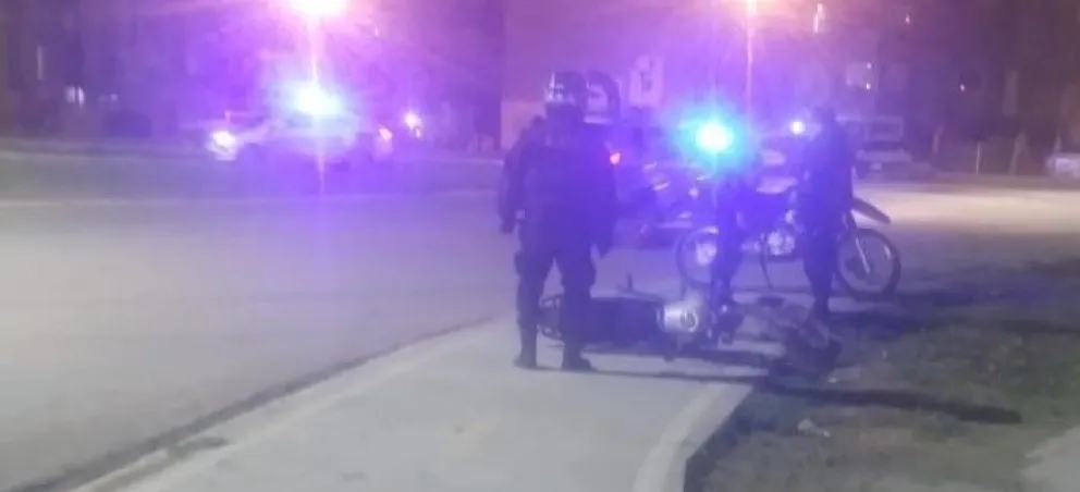 Personal de la BMA detuvo a dos personas que escapaban en una motocicleta 