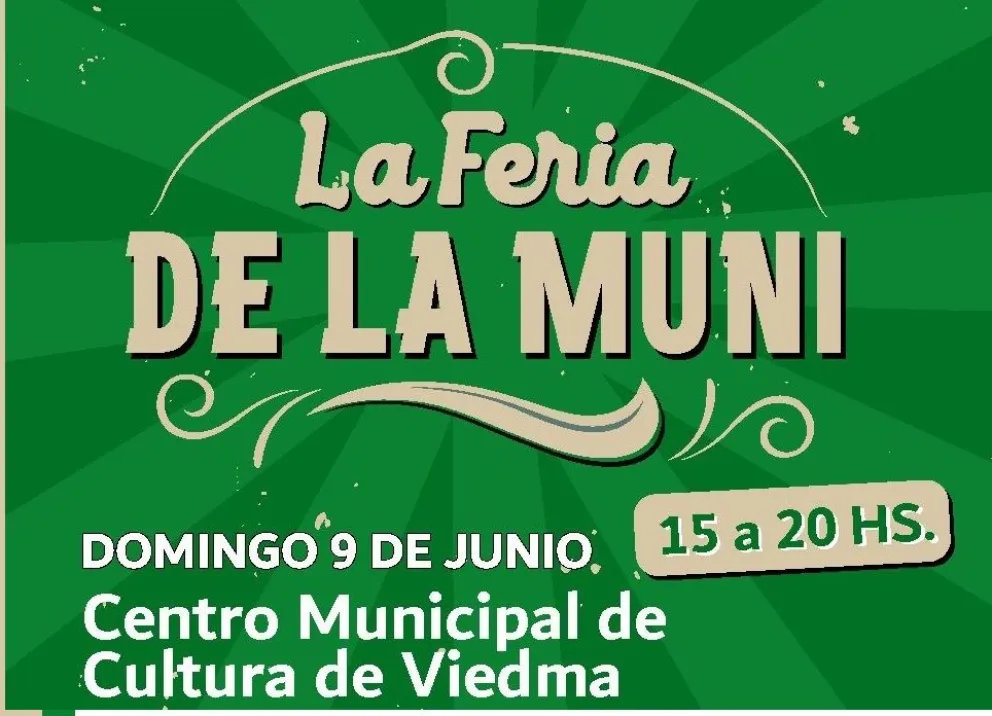 Este domingo será “La Feria de la Muni” con artesanos, degustaciones gastronómicas y música en vivo