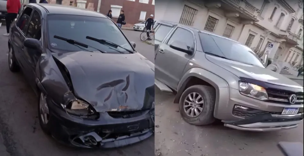 "Respeten la derecha, en especial los viejos": tremendo choque en el centro de Viedma