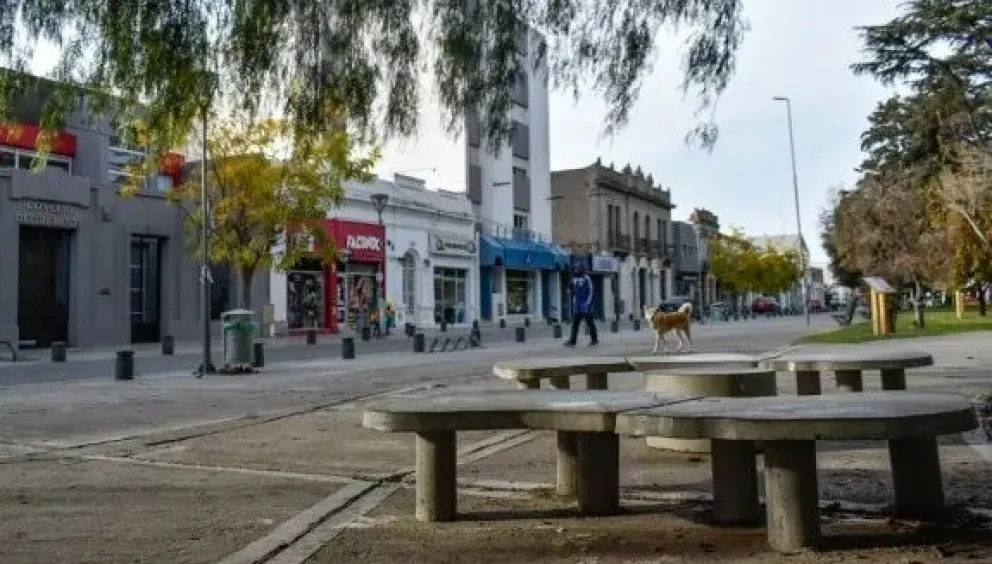 Robó, rompió vidrieras e intentó agredir a una policía en el centro de Viedma: lo detuvieron