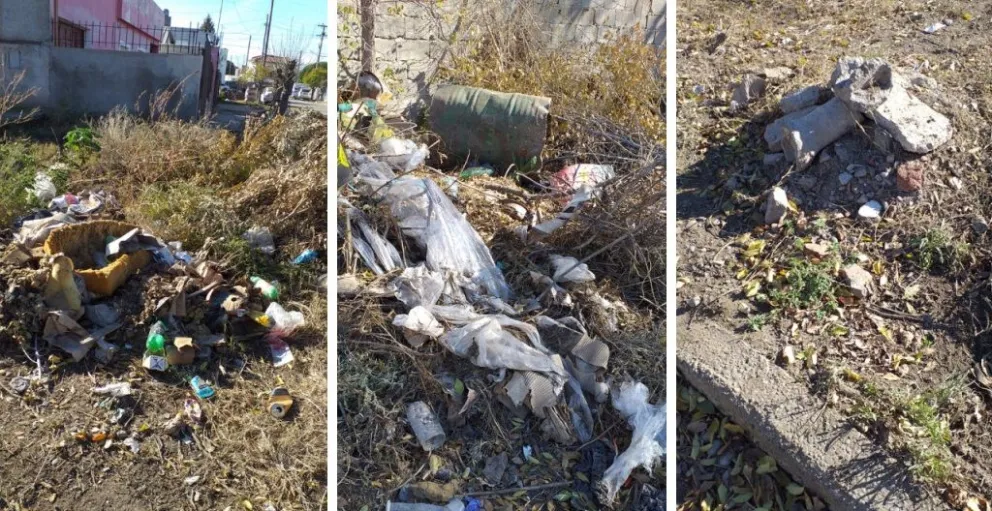Un baldío se transformó en un basurero a cielo abierto en el Santa Clara: “Escondieron cosas ahí, tengo miedo” 