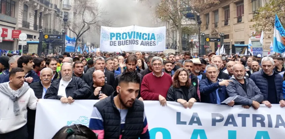 Marino estuvo en el Congreso en medio de los gases lacrimógenos 
