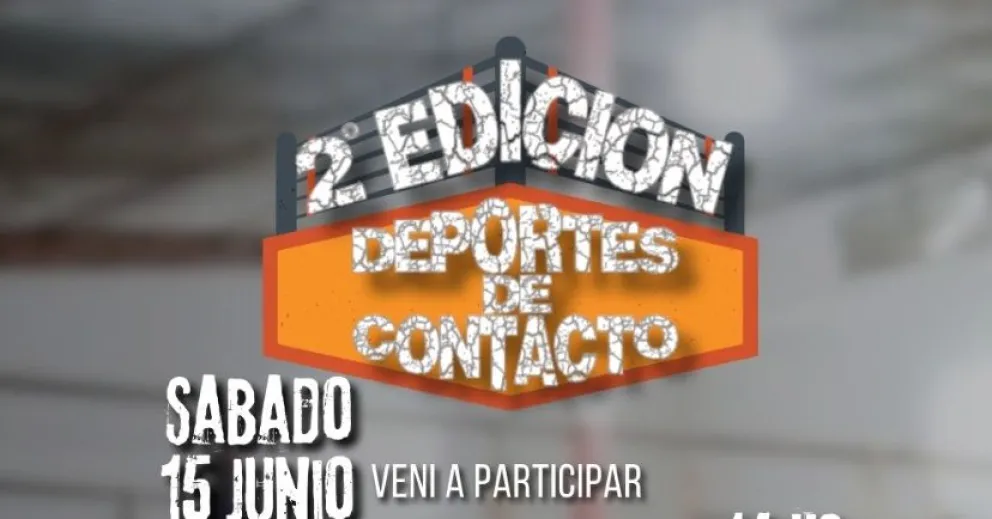 Este sábado se realizará la segunda edición de “Deportes de Contacto” una propuesta para toda la comunidad
