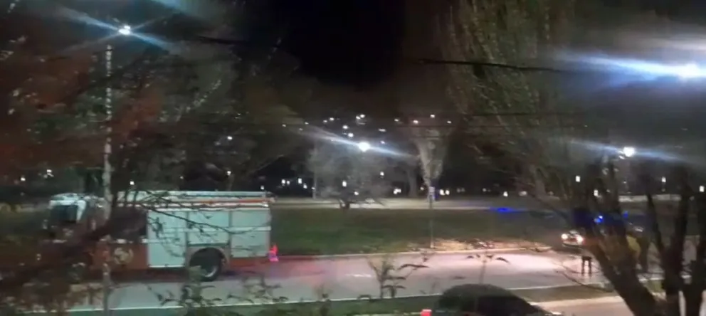 Susto en la avenida Raúl Alfonsín por un principio de incendio 