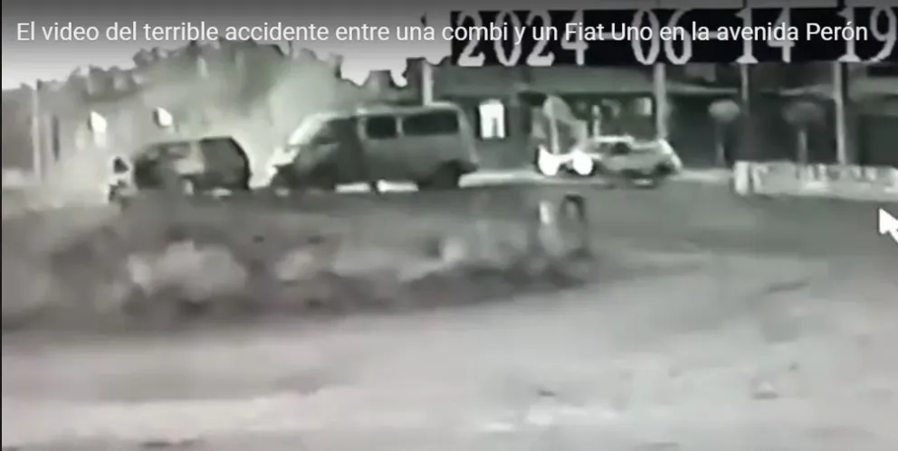 Accidente en la Perón: el video que demuestra la imprudencia que podría haber terminado en tragedia