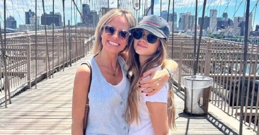 La escapada familiar de lujo de Mariana Fabbiani y su hija Matilda a Nueva York