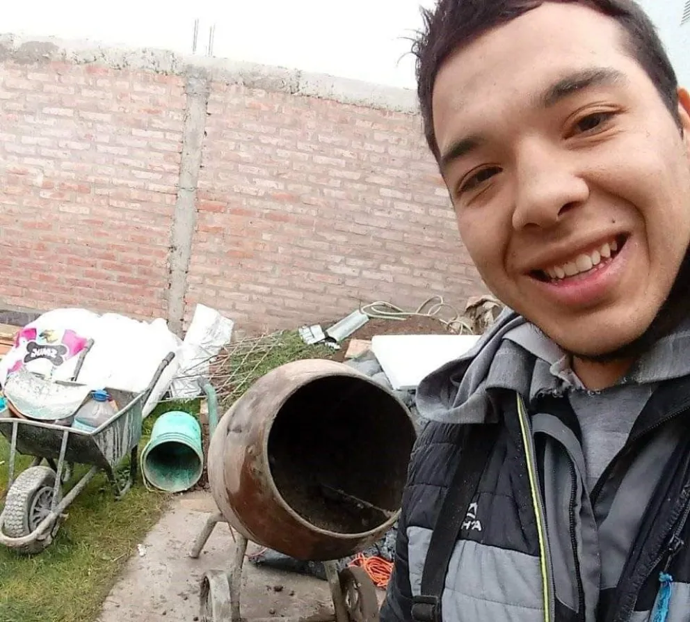 Bruno Rebasti sueña con dejar la albañilería para convertirse en profesional