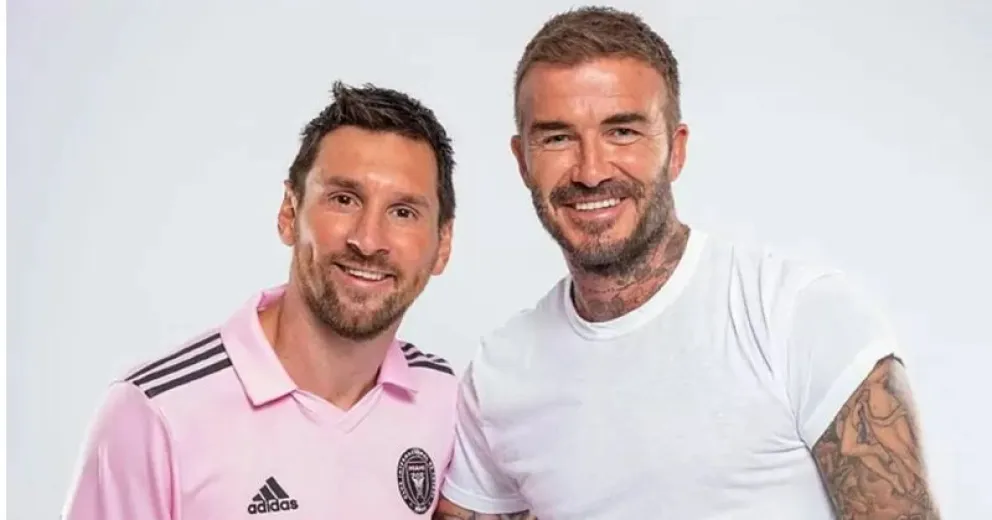 El inesperado regalo de Beckham a Lionel Messi