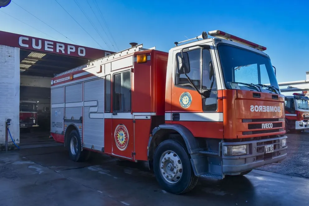 Estación de bomberos de Viedma. Foto archivo. 