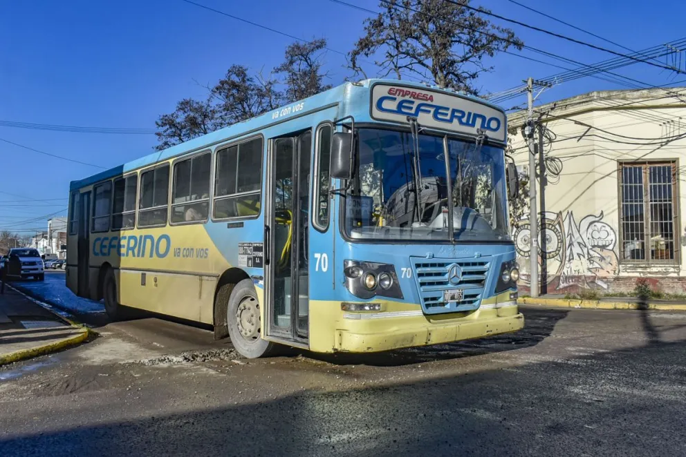 El transporte urbano se verá afectado por la medida de fuerza. 