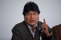 Evo Morales llamó a defender la democracia boliviana 