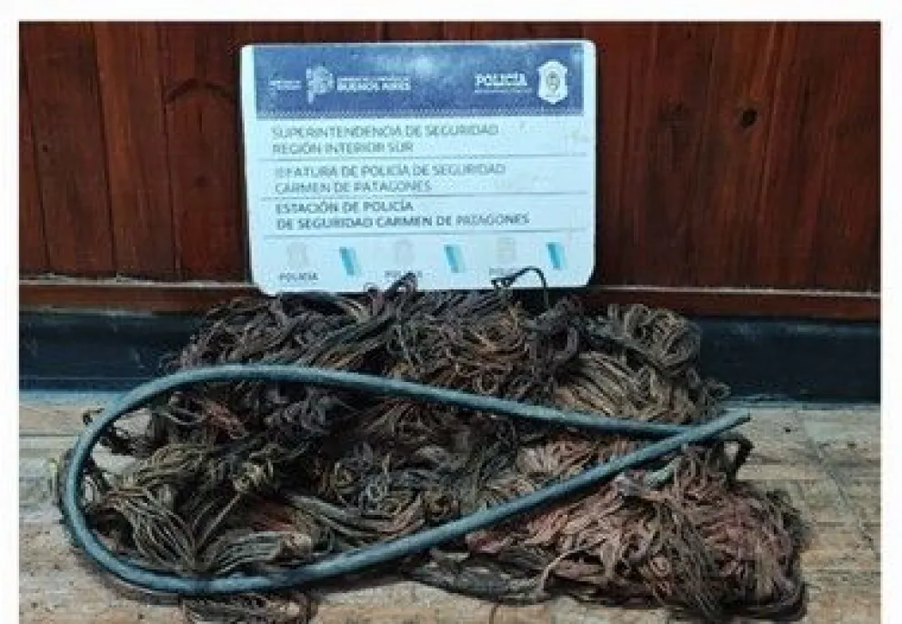 Vendían cables robados de un establecimiento rural 