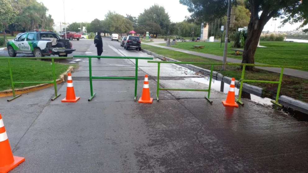 Centro y Costanera, con varias calles cortadas al tránsito 