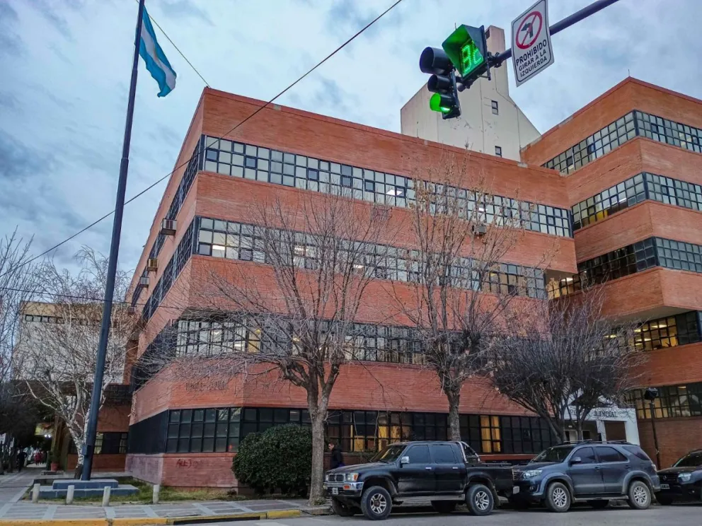 Edificio del Poder Judicial en Viedma. Foto archivo.