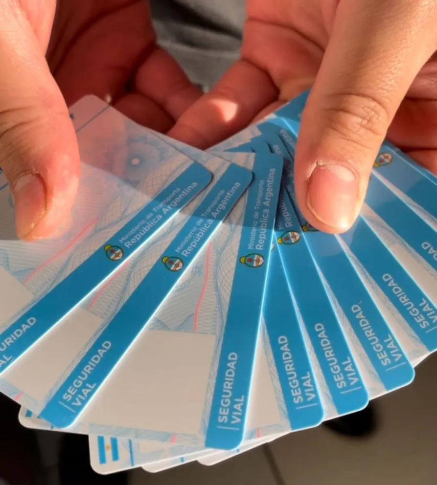 Se entregarán constancias de licencias de conducir hasta que Nación normalice la entrega de insumos plásticos