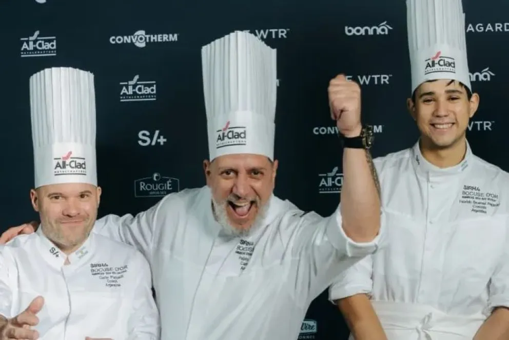 Cocineros rionegrinos lograron el mejor plato en el concurso Bocuse d’Or Américas 2024