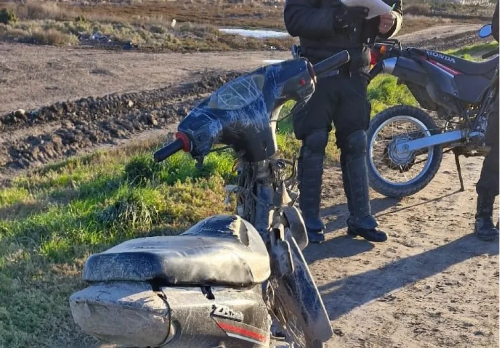 En menos de 24 horas, la policía recuperó otra moto denunciada por robo
