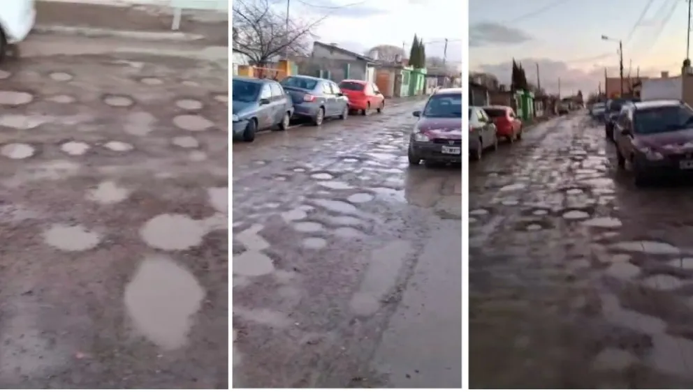 Quejas por el estado de las calles en el IPPV: “Imposible el ingreso al barrio”