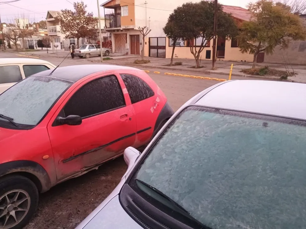 Se asomó una helada, con temperaturas bajo cero y hay un desmejoramiento del clima