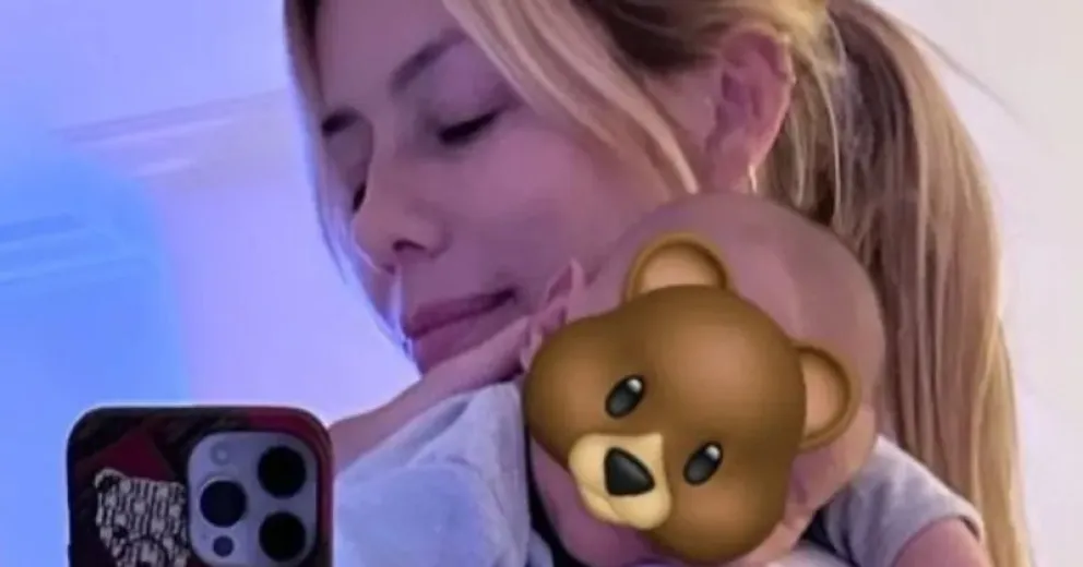 ¿Nicole Neumann muestra la cara de Cruz?