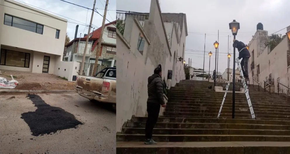 Patagones arregló sus calles e iluminaria: así quedaron las reparaciones