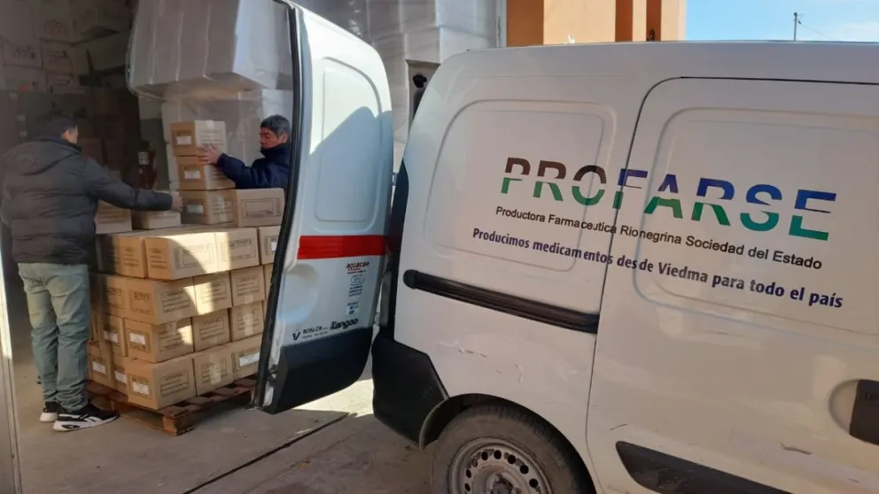 PROFARSE:  se realizó la segunda entrega de medicamentos en la Provincia
