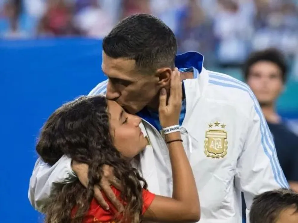 Las emotivas palabras de Mía, la hija de "Fideo" Di María