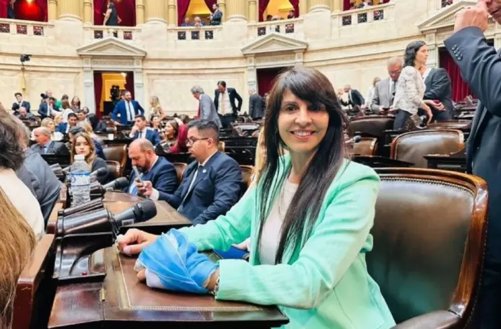 La diputada Lorena Villaverde está entre los legisladores que no presentaron proyectos