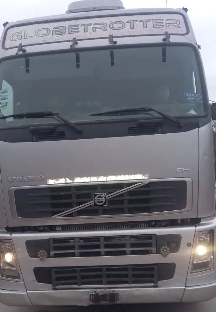 Un camionero circulaba por ruta nacional 3 con la patente adulterada 