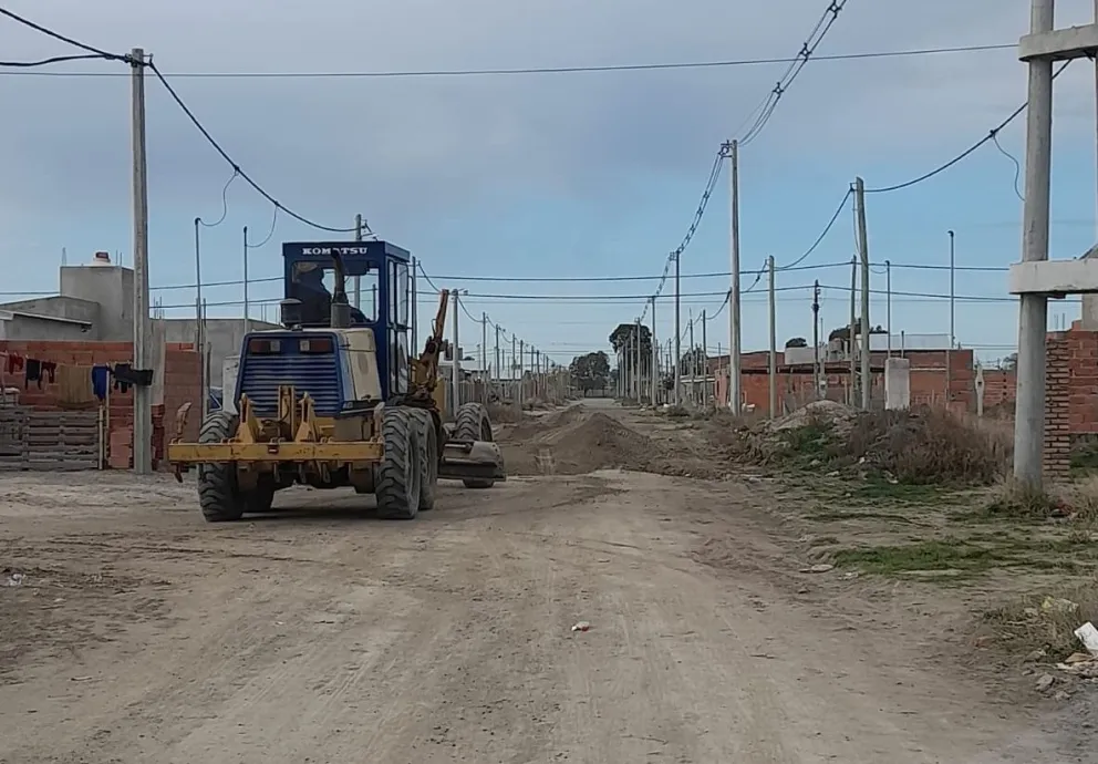 Patagones se puso en marcha con la limpieza y la reparación de varias calles 