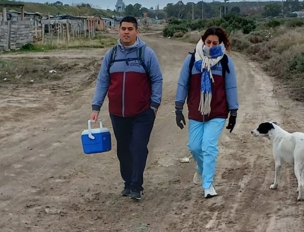 Concretaron una radiografía sanitaria en la Toma Costa Este