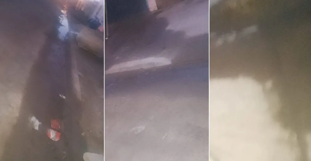 Vecinos del Álvarez Guerrero registraron desbordes cloacales en distintos puntos del barrio