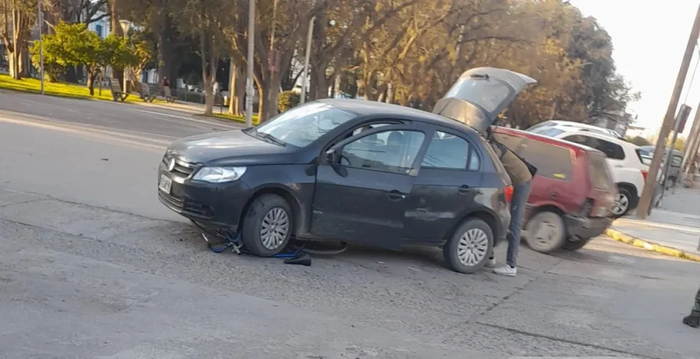 El accidente se dio en Irigoyen y Colón