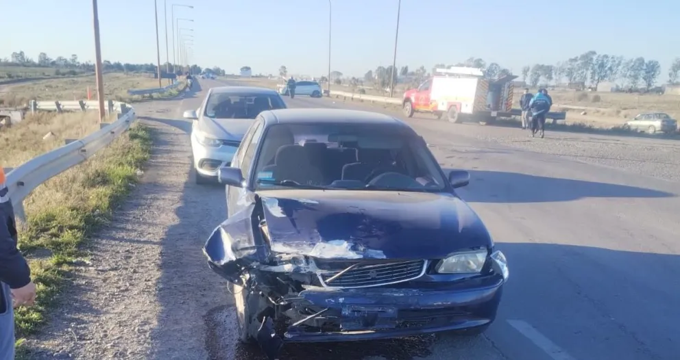 Chocaron de frente en inmediaciones de Juan de la Piedra y ruta 3