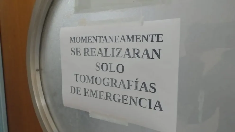 Atienden sólo emergencias por tomografías y resonador fuera de servicio