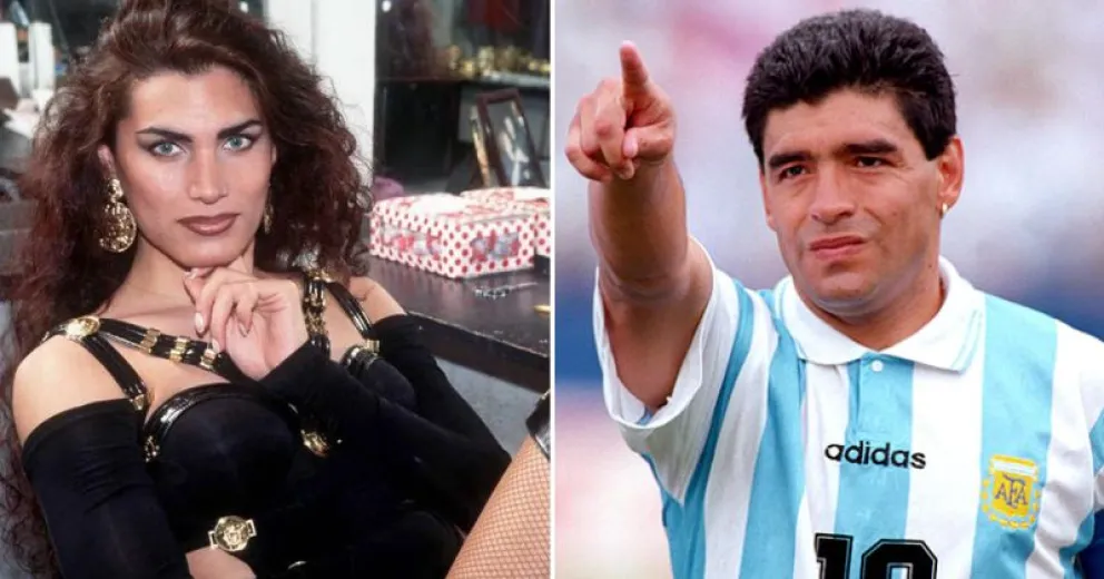 Cómo fue el romance oculto de Diego Maradona y Cris Miró