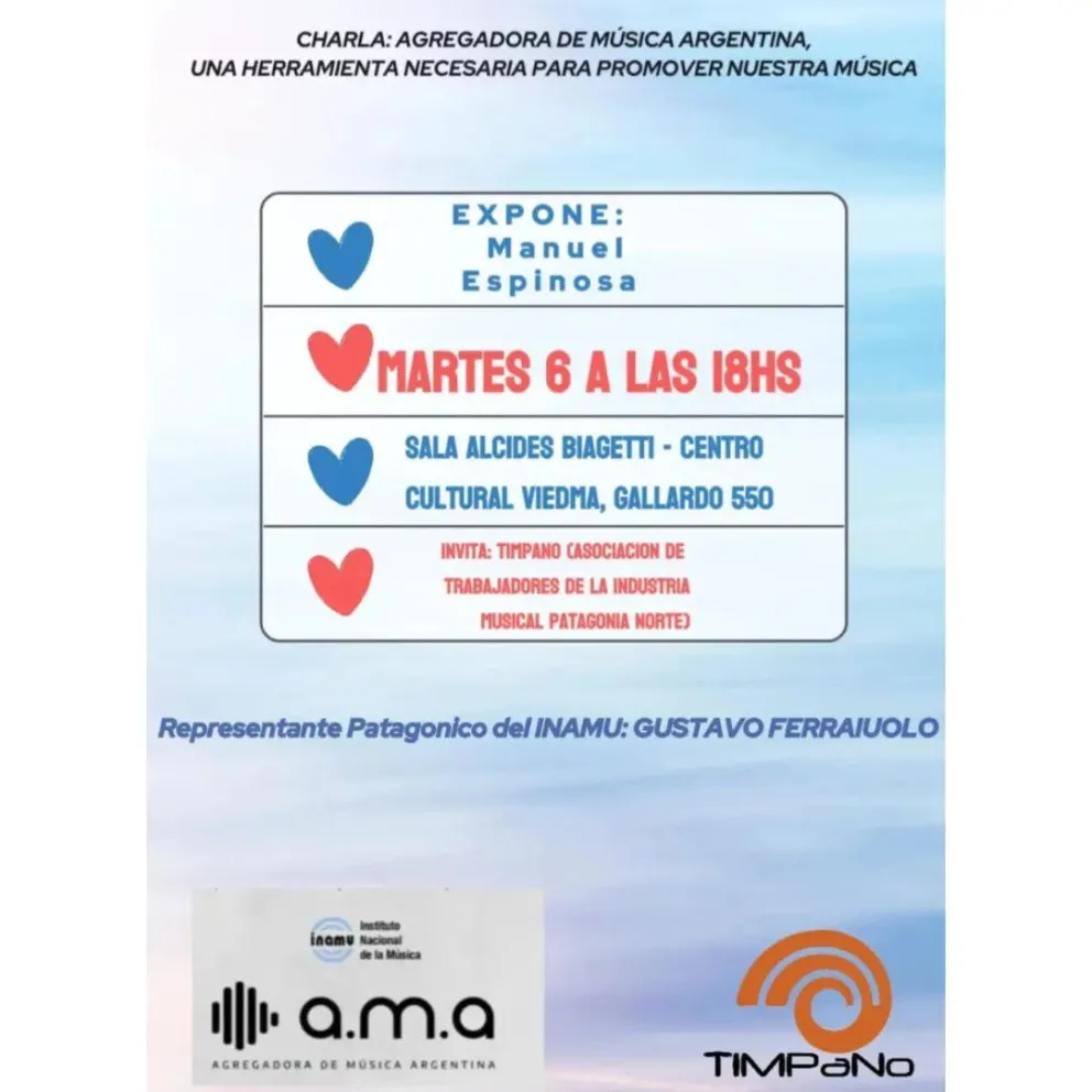 La asociación TIMPaNo invita a artistas locales a capacitarse en “herramientas para la promoción musical”