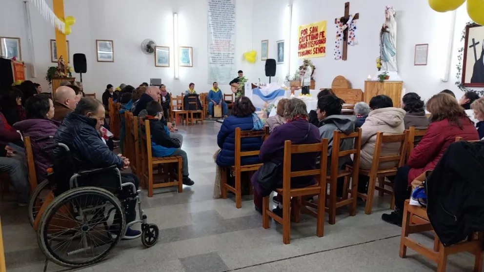 Mostraron una postal de la crisis social económica en San Cayetano  