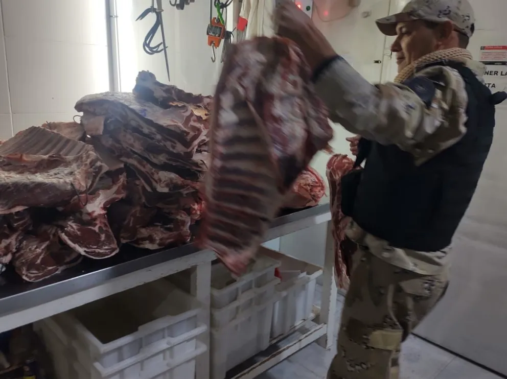 Destruyeron con una hoguera cortes vacunos provenientes de faena clandestina