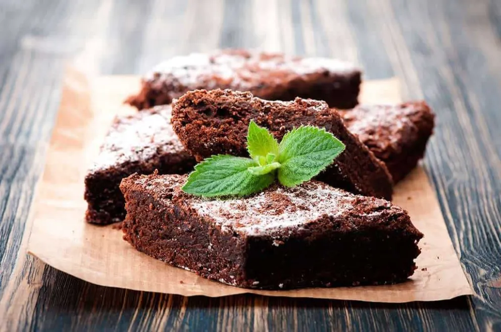 Sin harina: brownie de manzana y cacao delicioso