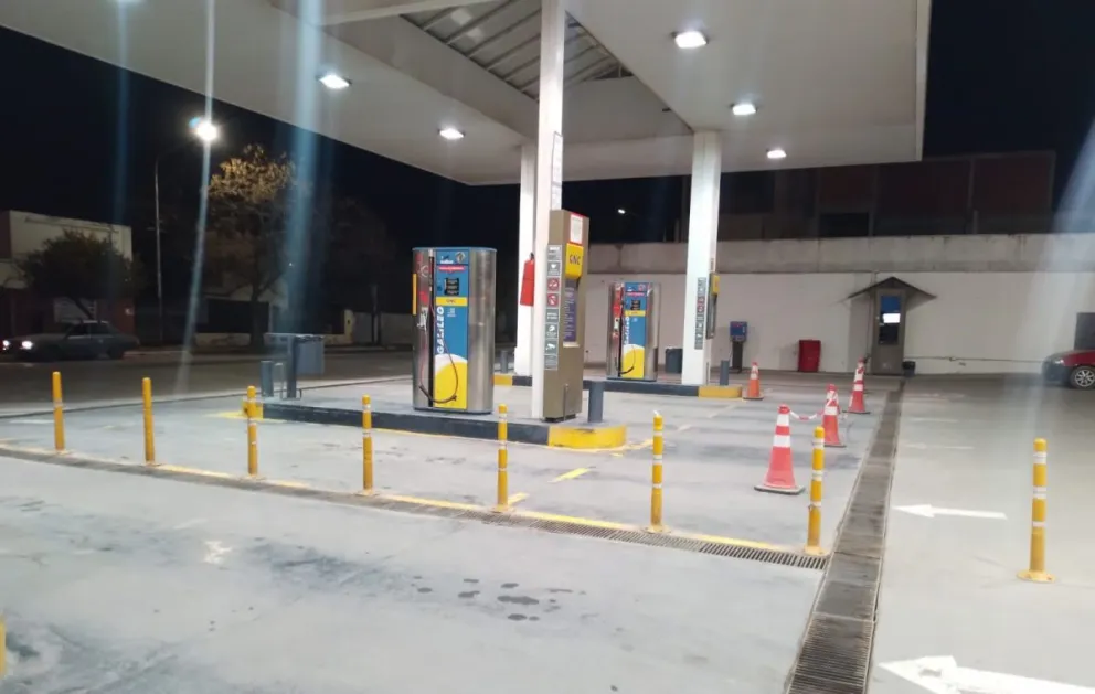 Despertó temor una pérdida de gas en una céntrica estación de servicios 