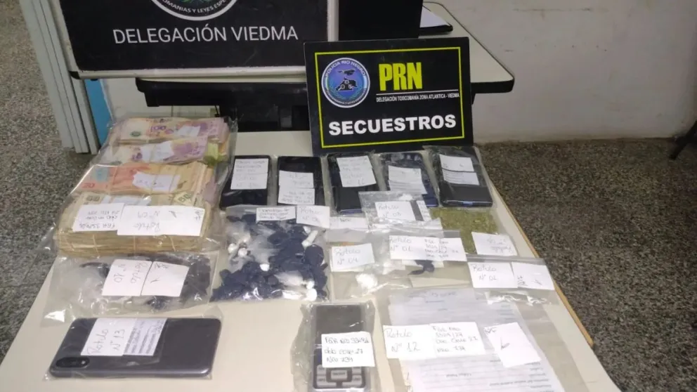 Se desactivó un punto de venta de drogas en Viedma