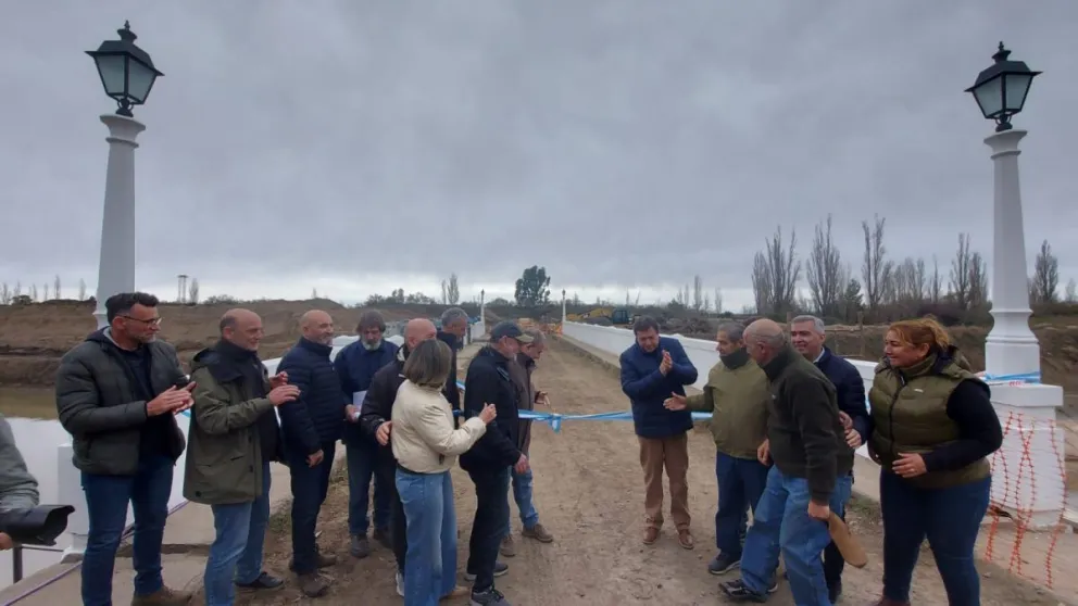 Inauguración del nuevo sistema de riego.