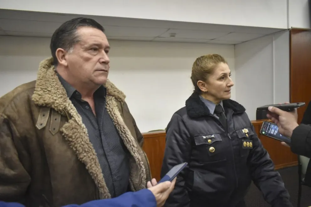Antonio Mandagaray y Adriana Fabi, padres de Gabriel y personas con toda una trayectoria dentro de la Policía de Río Negro. Foto: archivo NoticiasNet. 